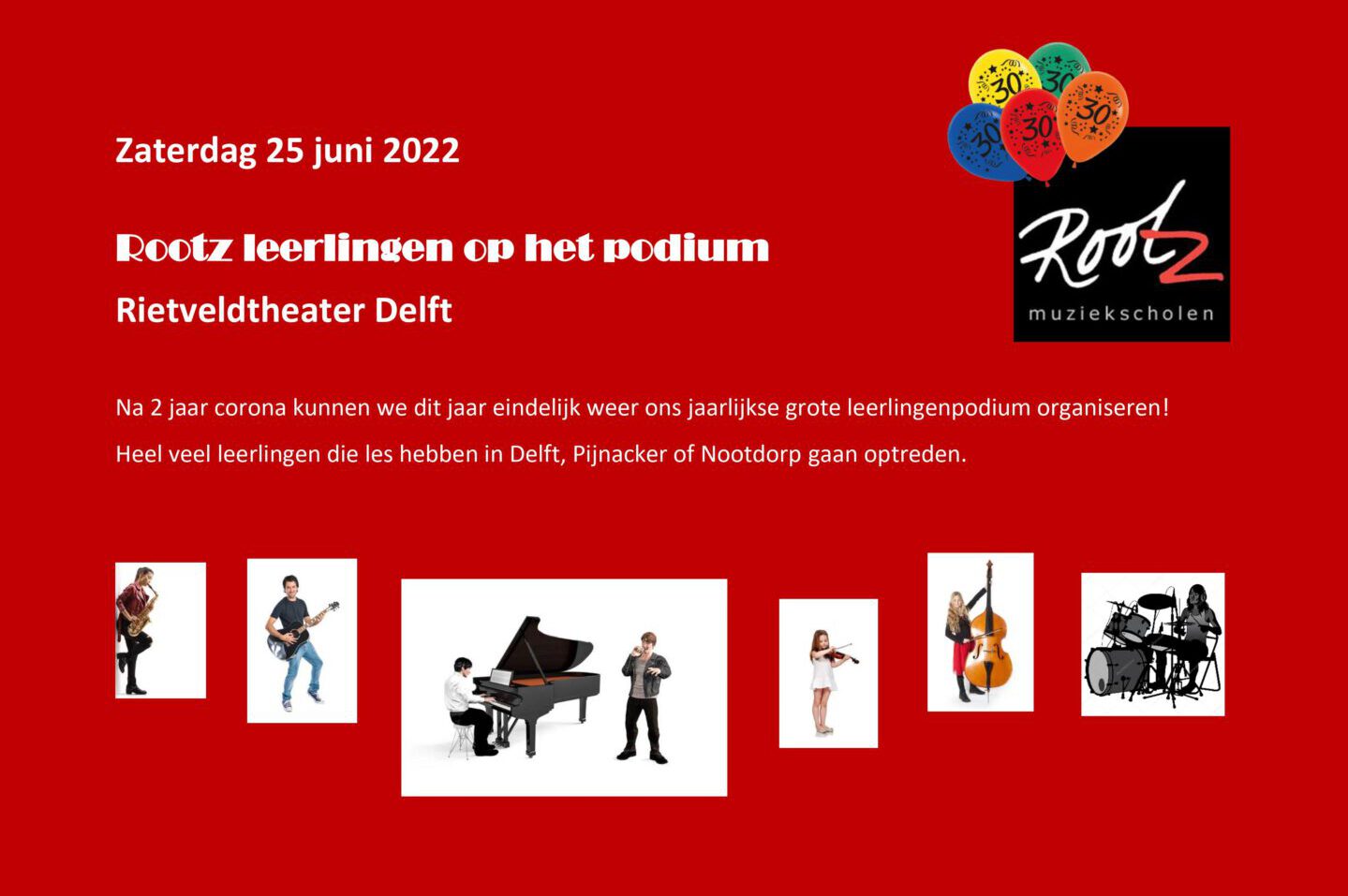 Rootz leerlingen op het podium 2022