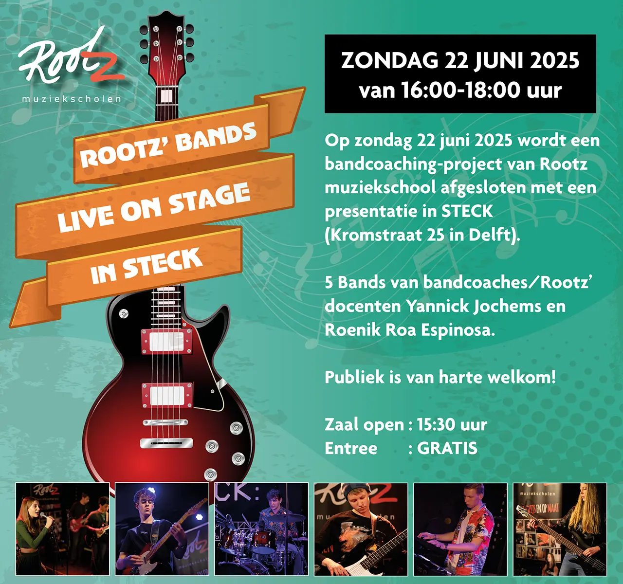 Live On Stage in Steck 22 juni 2025